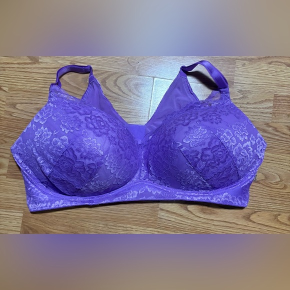 torrid Other - Torrid size 48D Purple Lace Bra with Satin Finish
